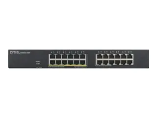 Zyxel GS1900-24EP - Switch - smart - 24 x 10/100/1000 (12 PoE) rackmonterbar, veggmonterbar - PoE (130 W)