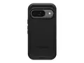 OtterBox Defender Series - Baksidedeksel for mobiltelefon robust - polykarbonat, termoplastisk elastomer (TPE) - svart - for Google Pixel 9, 9 Pro