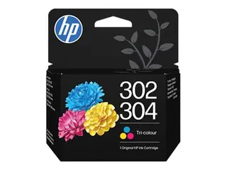 HP 302/304 - 2 ml - farge (cyan, magenta, gul) original - blekkpatron - for AMP 130; Deskjet 1110, 21XX, 26XX, 36XX, 37XX; ENVY 45XX, 50XX; Officejet 38XX, 46XX, 52XX