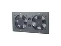 APC - Viftebrett - veggmonterbar AC 230 V - svart - for NetShelter WX