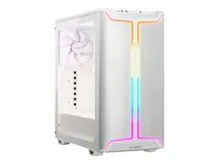 be quiet! Pure Base 501 DX - Midi-t&#229;rn ATX - sidepanel med vindu (herdet glass) - ingen str&#248;mforsyning (ATX / PS/2) - hvit - USB/lyd