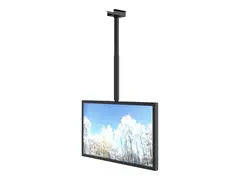 HI-ND Window - Monteringssett (hylster) - for LCD-skjerm landskap - hvit - skjermst&#248;rrelse: 55&quot; - takmonterbar - for LG 55XS2E, 55XS4J; Samsung OM55N-S