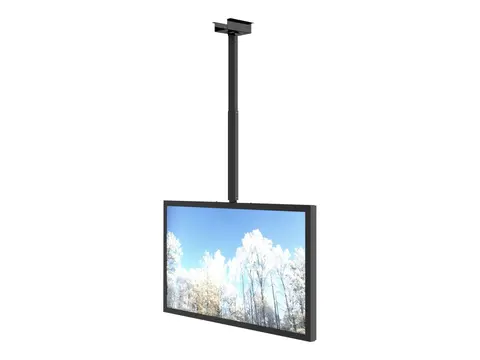 HI-ND Window - Monteringssett (hylster) - for LCD-skjerm landskap - hvit - skjermst&#248;rrelse: 55&quot; - takmonterbar - for LG 55XS2E, 55XS4J; Samsung OM55N-S