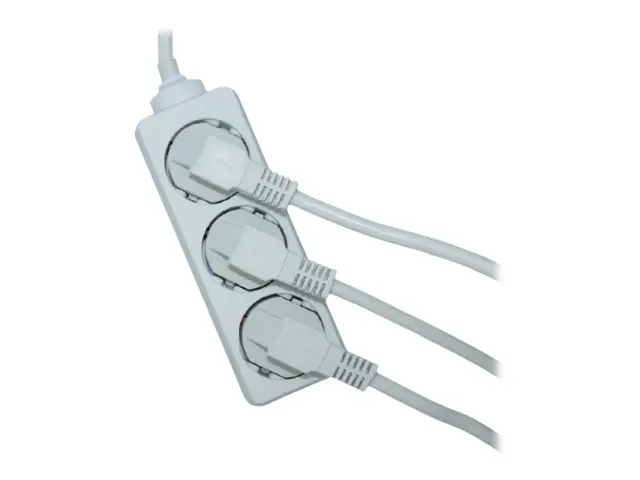 Elivi - Flerkoplingslist - AC 250 V - utgangskontakter: 3 (3 x str...