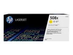 HP 508X - Høy ytelse - gul - original LaserJet - tonerpatron (CF362X) - for Color LaserJet Enterprise MFP M577; LaserJet Enterprise Flow MFP M577