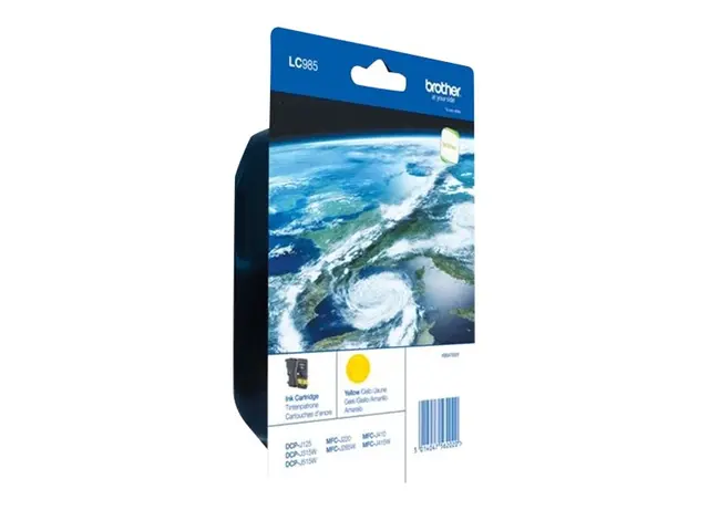 Brother LC985Y - Gul original blekkpatron for DCP-J140W, DCP-J315W...