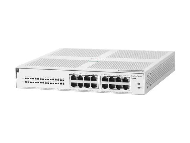HPE Networking Instant On 1430 16G Class4 PoE 124W Switch - ikke-s...