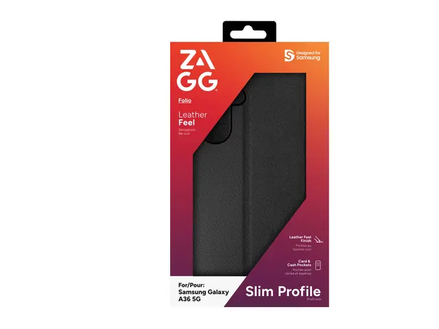 ZAGG Defence - Lommebok for mobiltelefon folio svart Samsung Galax...