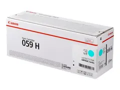Canon 059 H - Høykapasitets - cyan original - tonerpatron - for i-SENSYS LBP852Cx; Satera LBP851C, LBP852Ci