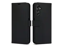 iiglo - Lommebok for mobiltelefon - prima polyuretanlær svart - for Samsung Galaxy A05s