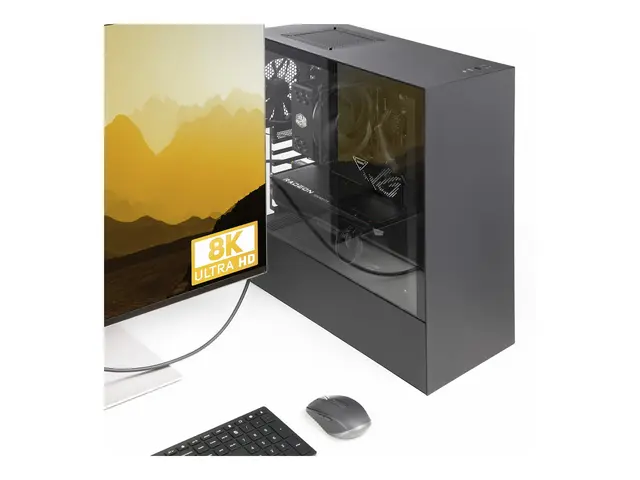 StarTech.com 2m DisplayPort 2.1 Cable, VESA-Certified, DP40 DP Cab...
