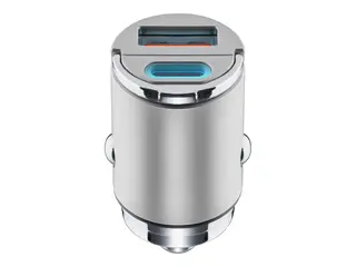 Cellularline Micron - Bilstrømadapter - multiport 30 watt - PD - 2 utgangskontakter (USB-type A, 24 pin USB-C)