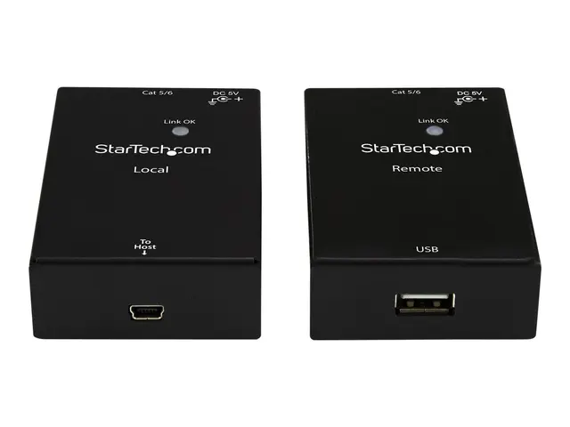 StarTech.com USB 2.0 Extender over Cat5e/Cat6 Cable (RJ45), Up to ...