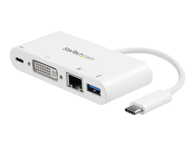 StarTech.com USB C Multiport Adapter, USB-C to DVI-D (Digital) Vid...