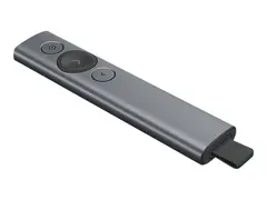 Logitech Spotlight - Presentasjonsfjernstyring 3 knapper - skifergr&#229;