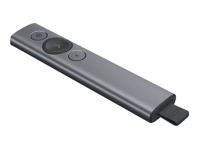 Logitech Spotlight - Presentasjonsfjernstyring - 3 knapper - skife...