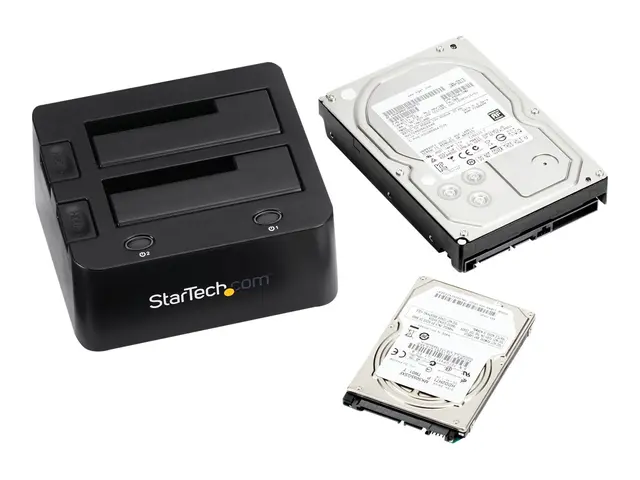 StarTech.com Dual-Bay USB 3.0 to SATA and IDE Hard Drive Docking S...