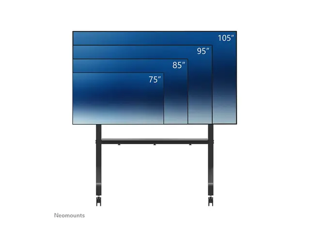 Neomounts FL50-575BL1 - Vogn solid for displaystativ gulvstativ lå...