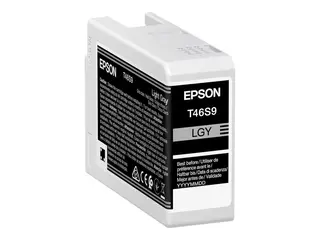 Epson UltraChrome Pro T46S9 - 25 ml lysegrå - original - blekkbeholder - for SureColor P706, SC-P700, SC-P700 Mirage Bundling