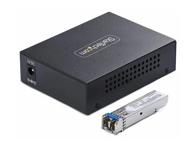 Startech - Fibermedieomformer 1GbE over fiberoptikk 10Base-T, 1000...