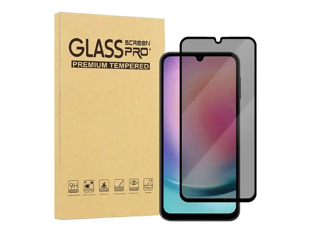 iiglo - Skjermbeskyttelse for mobiltelefon glass med personvernsfi...