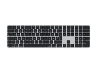 Apple Magic Keyboard with Touch ID and Numeric Keypad Tastatur - USB-C - tr&#229;dl&#248;s - Bluetooth - QWERTY - Norsk - svarte n&#248;kler