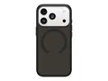 OtterBox Symmetry Series - Baksidedeksel for mobiltelefon MagSafe-samsvar - polykarbonat, termoplastisk elastomer (TPE) - blank, svart - for Apple iPhone 17 Pro