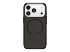 OtterBox Symmetry Series - Baksidedeksel for mobiltelefon MagSafe-samsvar - polykarbonat, termoplastisk elastomer (TPE) - blank, svart - for Apple iPhone 17 Pro