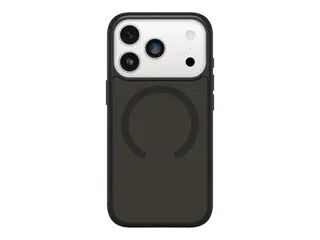 OtterBox Symmetry Series - Baksidedeksel for mobiltelefon MagSafe-samsvar - polykarbonat, termoplastisk elastomer (TPE) - blank, svart - for Apple iPhone 17 Pro
