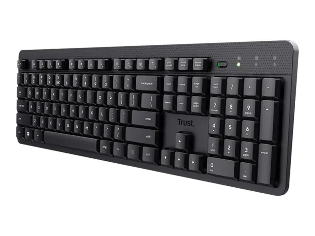 Trust Ody II - Tastatur stille 100% full size trådløs QWERTY Nordi...