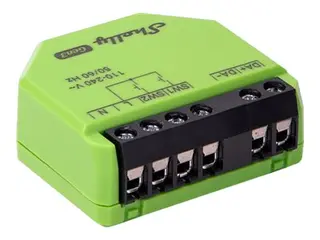 Shelly DALI Dimmer - Gen 3 - smart dimmerbryter trådløs - 802.11b/g/n, Bluetooth 4.2 - 2401 - 2495 MHz - grønn