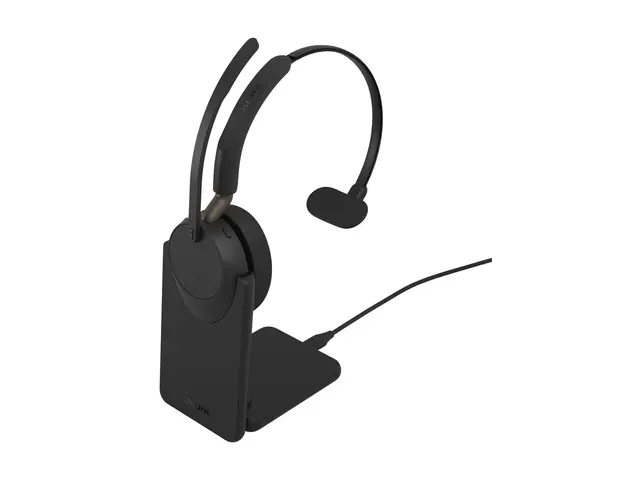 Jabra Evolve3 65 UC - Hodesett - on-ear - Bluetooth - trådløs, kab...
