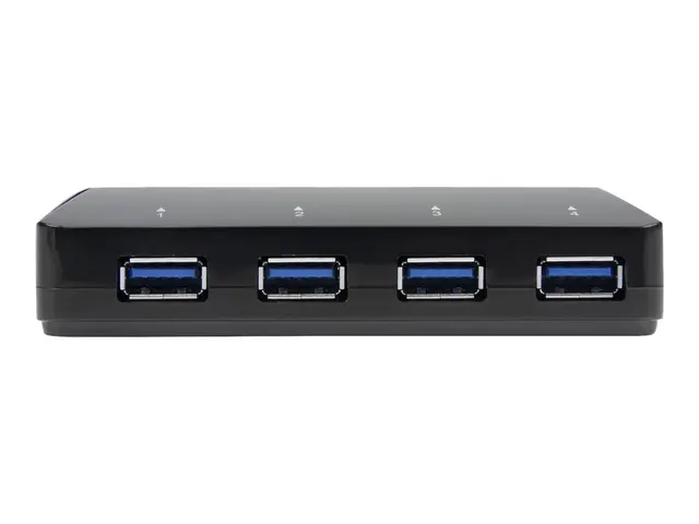 StarTech.com 4-Port USB 3.0 Hub plus Dedicated Charging Port - 1 x...