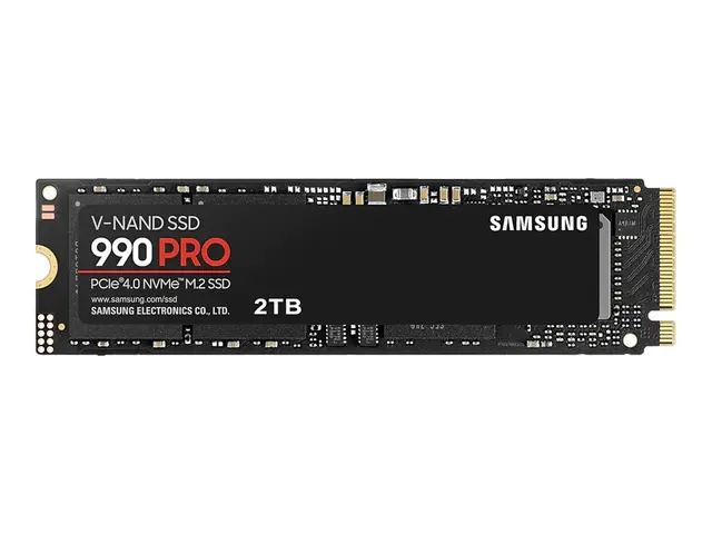 Samsung 990 PRO MZ-V9P2T0BW - SSD kryptert 2 TB intern M.2 2280 PC...