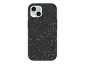 OtterBox Core Series - Baksidedeksel for mobiltelefon MagSafe-samsvar - REGRIND-silikon, syntetisk gummi - karnevalskveld (svart) - for Apple iPhone 15