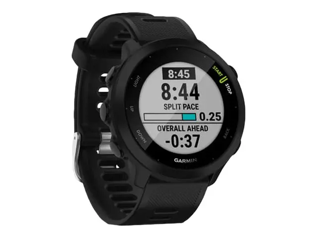Garmin Forerunner 55 - Svart - sportsur med bånd - silikon - svart...