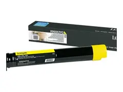 Lexmark - Ekstra h&#248;y ytelse - gul original - tonerpatron LCCP - for Lexmark X950DE, X950dhe, X950dte, X952, X952DE, X952dhe, X952DTE, X954DE, X954DHE