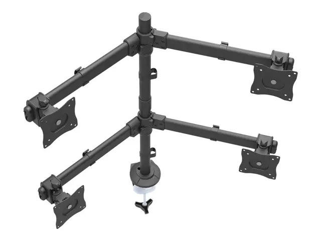 StarTech.com Desk Mount Quad Monitor Arm, Ergonomic VESA 4 2x2 up ...