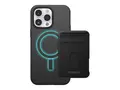 OtterBox Symmetry Series+ - ProPack Packaging baksidedeksel for mobiltelefon - antimikrobielt - MagSafe-samsvar - polykarbonat, syntetisk gummi, 50 % resirkulert plast - svart - for Apple iPhone 14 Pro Max