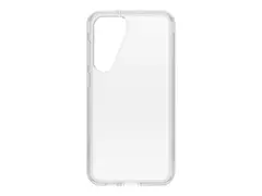 OtterBox Symmetry Series - Baksidedeksel for mobiltelefon antimikrobielt - polykarbonat, syntetisk gummi - blank - for Samsung Galaxy S23+