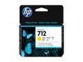 HP 712 - 29 ml - gul - original DesignJet - blekkpatron - for DesignJet Studio, T210, T230, T250, T630, T650