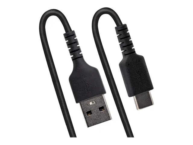 StarTech.com 20in (50cm) USB A to C Charging Cable, Coiled Heavy D...