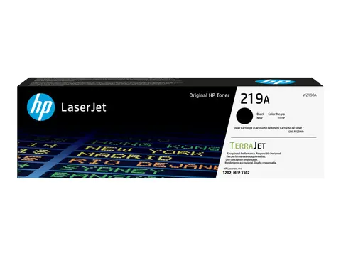 HP 219A - Svart - original - LaserJet - tonerpatron (W2190A) for Color LaserJet Pro MFP 3302fdn