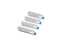 OKI - Cyan - original - tonerpatron - for C8600cdtn, 8600dn, 8600n, 8800cdtn, 8800dn, 8800n