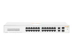 HPE Networking Instant On 1430 26G 2SFP Switch Switch - ikke-styrt - 26 x 10/100/1000 + 2 x 100/1000 SFP - stasjon&#230;r, rackmonterbar, veggmonterbar - BTO