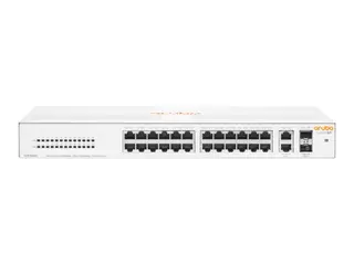 HPE Networking Instant On 1430 26G 2SFP Switch Switch - ikke-styrt - 26 x 10/100/1000 + 2 x 100/1000 SFP - stasjon&#230;r, rackmonterbar, veggmonterbar - BTO