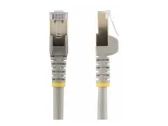 STARTECH 1.5 M CAT6A CABLE - GREY - SNAGLESS - SHIELDED COPPER WIRE