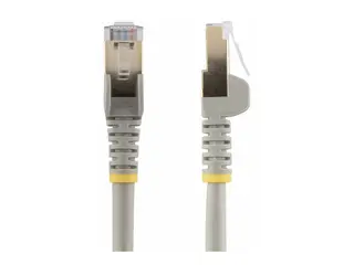 STARTECH 1.5 M CAT6A CABLE - GREY - SNAGLESS - SHIELDED COPPER WIRE