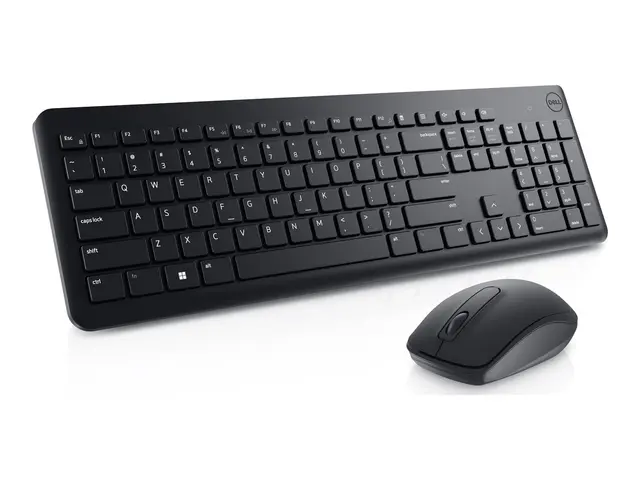 Dell Keyboard and Mouse KM3322W - Tastatur- og mussett trådløs 2.4...