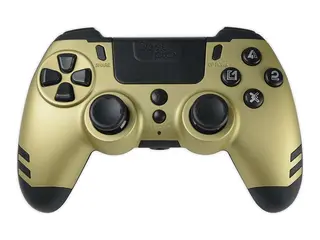 Steelplay Slim Pack - Håndkonsoll - trådløs 2.4 GHz - gull - for Sony PlayStation 4, PC, Sony PlayStation 3